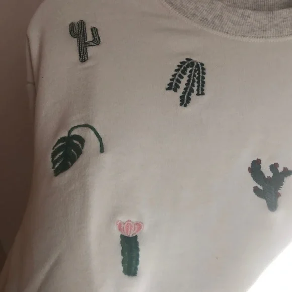 Dress Forum ivory cactus sweatshirt - Picture 10 of 14